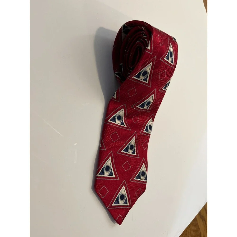 Robert Talbott Neck Tie Best of Class Geometric Triangle‎ Mens Silk Claymore